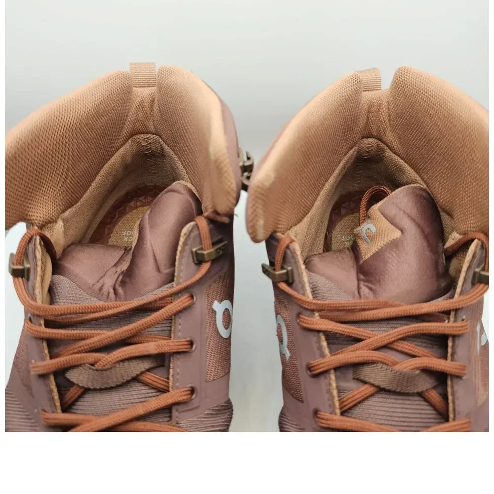 On Cloudrock Grape Hazel Waterproof Boots Womens 9.5 UK 7.5 Hiking Trail Shoe